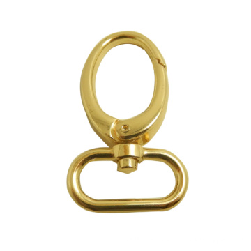 Ellipse Shaped Gold Metal Snap Hook/Swivel Hook